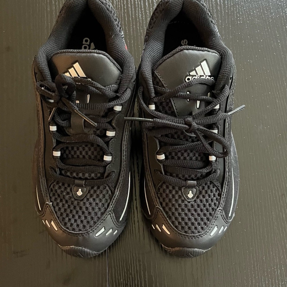 Adidas Black Mesh Running Shoes